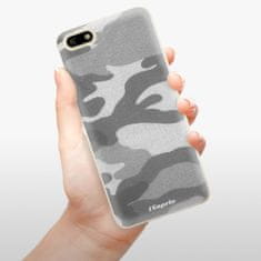 iSaprio Silikonové pouzdro - Gray Camuflage 02 pro Huawei Y5 2018