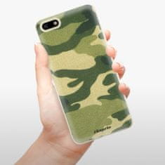 iSaprio Silikonové pouzdro - Green Camuflage 01 pro Huawei Y5 2018