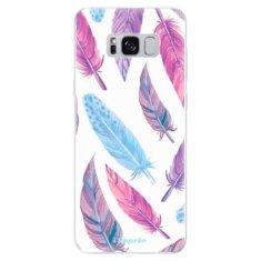 iSaprio Silikonové pouzdro - Feather Pattern 10 pro Samsung Galaxy S8