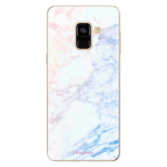 iSaprio Silikonové pouzdro - Raibow Marble 10 pro Samsung Galaxy A8 2018