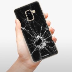 iSaprio Silikonové pouzdro - Broken Glass 10 pro Samsung Galaxy A8 2018