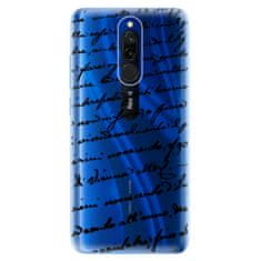 iSaprio Silikonové pouzdro - Handwriting 01 - black pro Xiaomi Redmi 8