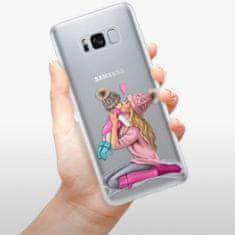 iSaprio Silikonové pouzdro - Kissing Mom - Blond and Girl pro Samsung Galaxy S8