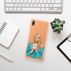 iSaprio Silikonové pouzdro - Coffe Now - Blond pro Huawei Y5 2019