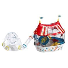 Ferplast FERPLAST Circus Fun Cage 49,5x34x42,5 cm, červená, pro křečky