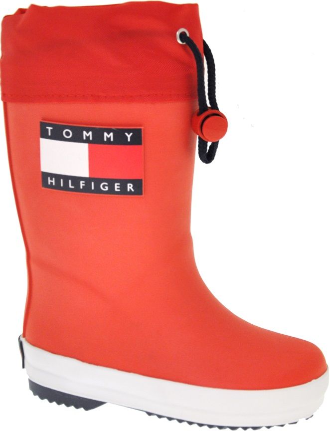 Tommy Hilfiger dětské holínky T3X6-30766-0047300 30, červená