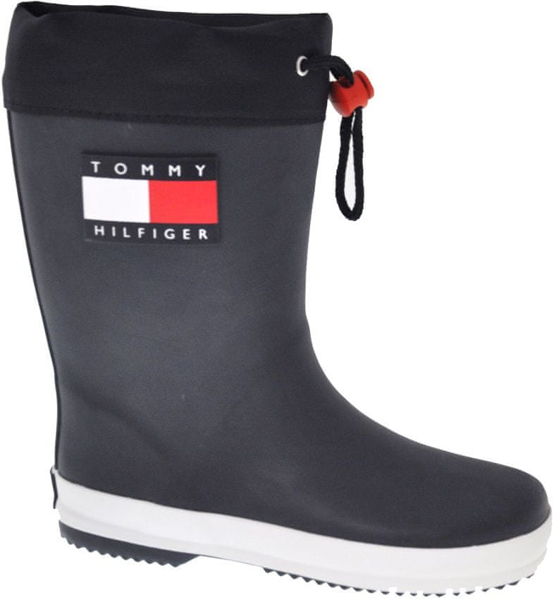 Tommy Hilfiger dětské holínky T3X6-30766-0047800 30, modrá