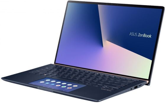 Notebook Asus Zenbook 15 Full HD SSD tenký rámeček dedikovaná grafika NVIDIA GeForce MX procesor Intel 10. generace