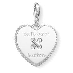 Thomas Sabo Přívěsek "Srdce knoflík" , 1485-001-21, Charm Club, 925 Sterling silver