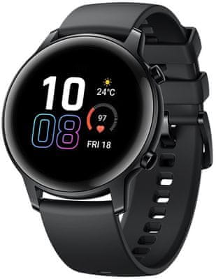 Chytré hodinky Honor MagicWatch 2, AMOLED displej, personalizace ciferníku, dlouhá výdrž na jedno nabití, multisport, 15 různých sportů, přehrávání hudby, telefonování, GPS, plavání, sledování spánku, dechová cvičení