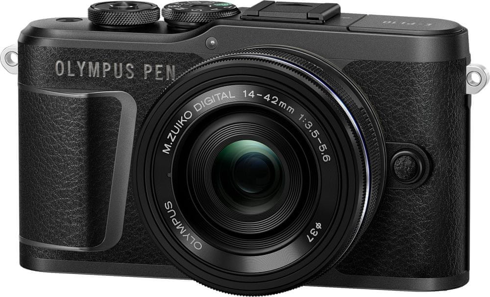 Olympus PEN E-PL10 + 14-42 EZ Pancake Zoom Kit Black (V205101BE000)