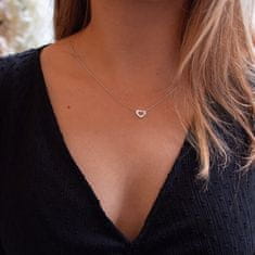 Hot Diamonds Stříbrný náhrdelník se srdíčkem Amulets DP747