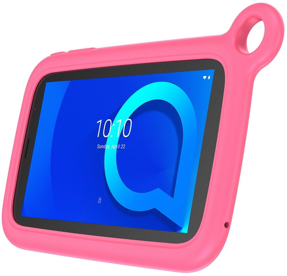 Alcatel 1T 7 2019 Kids, 1GB/16GB, Wi-Fi, Pink Bumper Case - použité