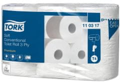 Tork jemný toaletní papír konvenční role Premium 3 vrstvy T4 - 110317