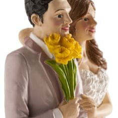 Dekora Svatební figurka na dort šťastný pár 
