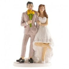 Dekora Svatební figurka na dort šťastný pár 