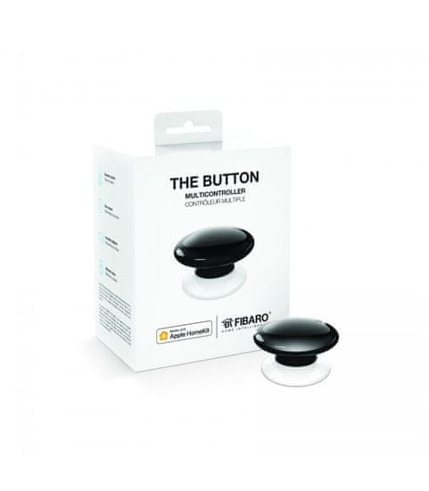 FIBARO HomeKit ovladač scén - FIBARO The Button HomeKit (FGBHPB-101-2) - Černé