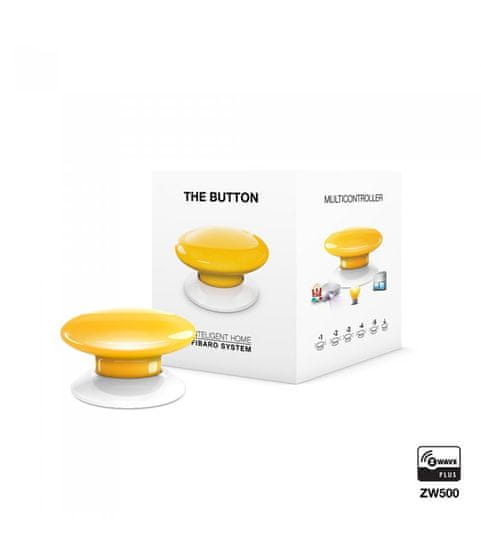 FIBARO Ovladač scén - FIBARO The Button (FGPB-101-4 ZW5) - Žluté