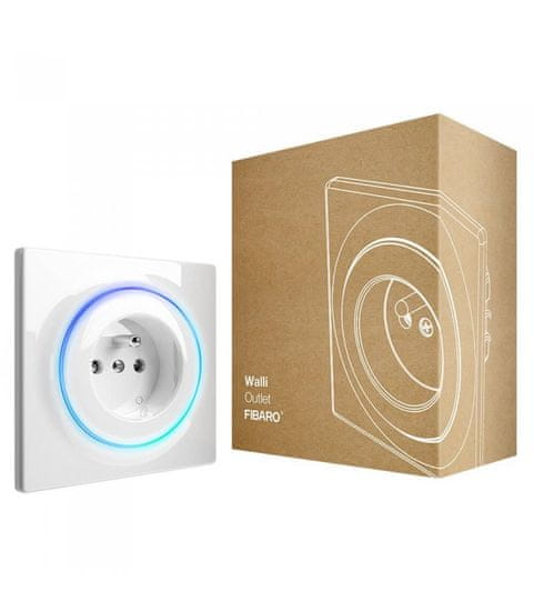 FIBARO Inteligentní zásuvka - FIBARO Walli Outlet type E (FGWOE-011)