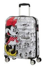 American Tourister AT Dětský kufr Wavebreaker Disney Spinner 55/20 Cabin Minnie Comics White