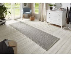 BT Carpet Běhoun Nature 104269 Grey/Anthracite – na ven i na doma 80x250