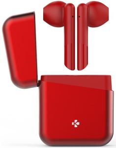 půvabná Bluetooth 5.0 bezdrátová sluchátka mykronoz zebuds premium dosah 10 m čistý zvuk ipx4 voděodolná hlasové ovládání handsfree hd mikrofon eliminace ruchů 4h výdrž nabíjecí pouzdro pro 4 plná nabití pohodlná ergonomický design