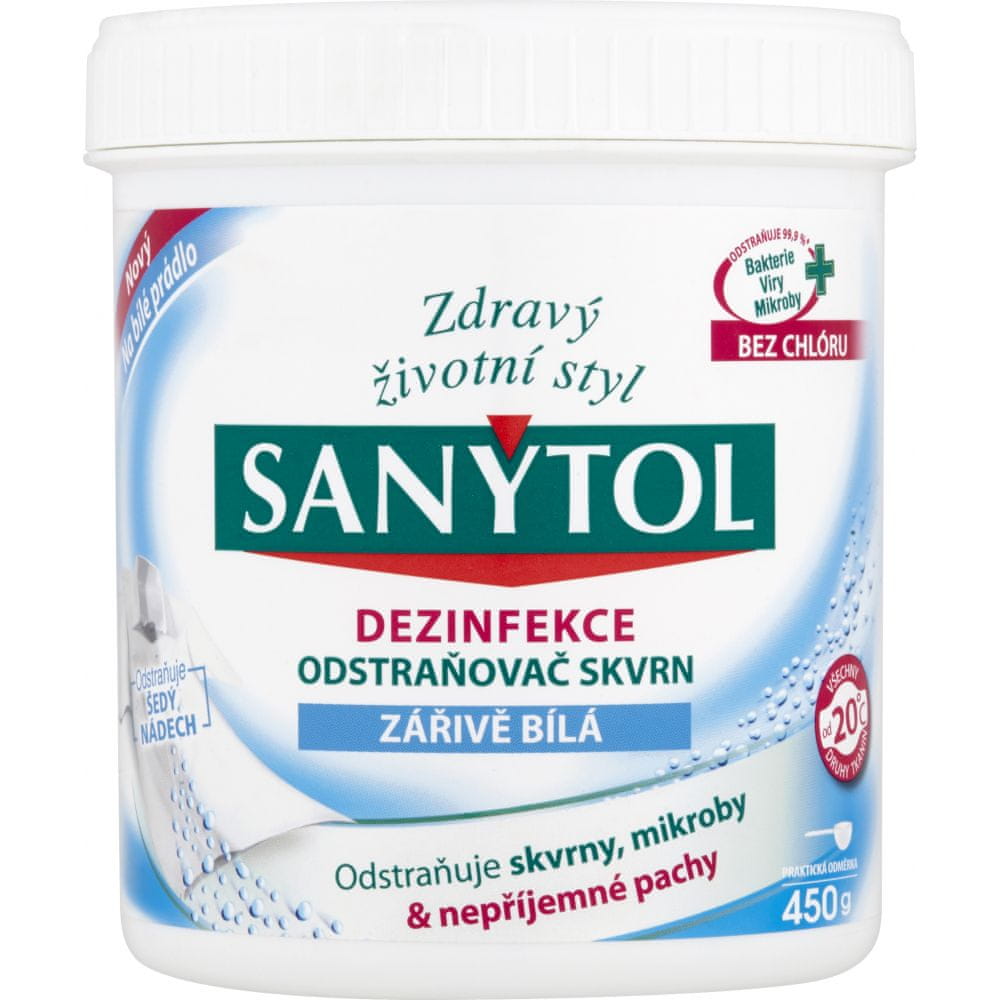 SANYTOL Dezinfekční odstraňovač skvrn bělící 450 g