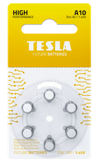 Tesla Batteries baterie do naslouchadel PR10 Zinc Air (PR70/paper/6 ks) 1099137158