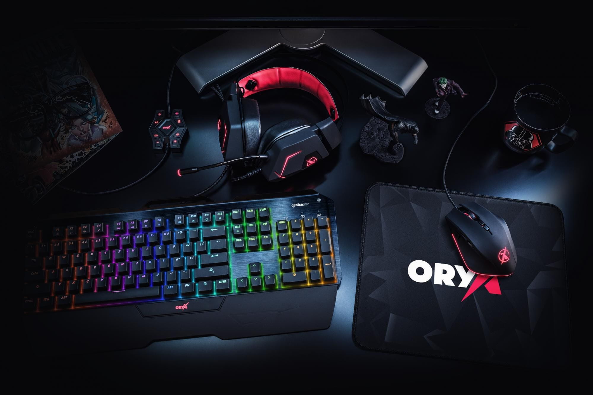 Niceboy ORYX M600, CZ (Oryx-m-600) Senzor 10 000 herná myš nastavenia 