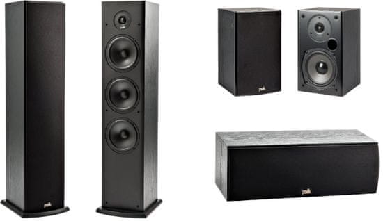 Polk Audio T50 + T30 + T15, černá