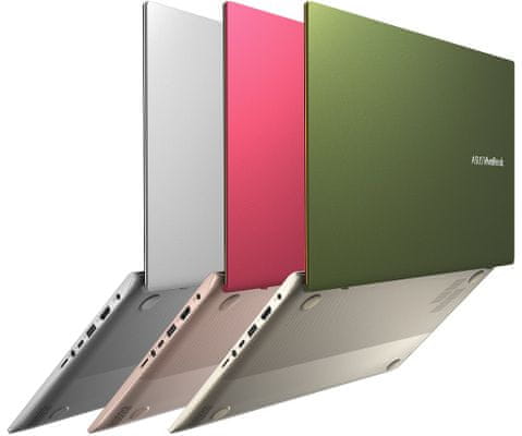 Notebook Asus Vivobook S15 Full HD SSD tenký rámeček dedikovaná grafika NVIDIA GeForce MX procesor Intel 10. generace