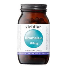 VIRIDIAN nutrition Bromelain 500mg 90 kapslí 