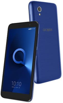 Alcatel 1 2019, úsporný operační systém, nízká cena, levný telefon, kompaktní, velký displej.