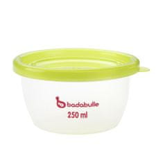 Badabulle misky s víčky MAXI 250ml sada 5ks