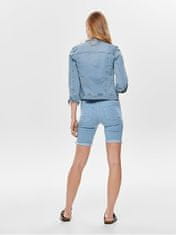 ONLY Dámská džínová bunda ONLTIA LIFE Regular Fit 15177241 Light Blue Denim (Velikost 34)