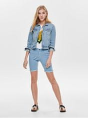 ONLY Dámská džínová bunda ONLTIA LIFE Regular Fit 15177241 Light Blue Denim (Velikost 34)