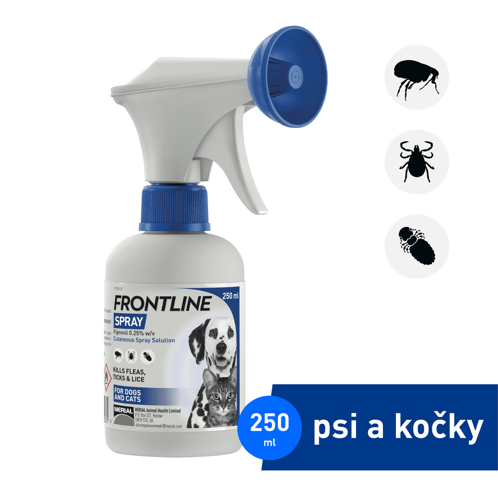 Frontline Spray 2,5 mg/ml kožní sprej - 250 ml