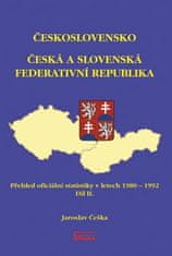 Jaroslav Češka: Česká a Slovenská Federativní Republika - Přehled oficiální statistiky v letech 1980 - 1992 Díl II.