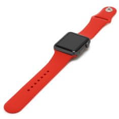 4wrist Silikonový řemínek pro Apple Watch - Červený 38/40/41 mm - S/M