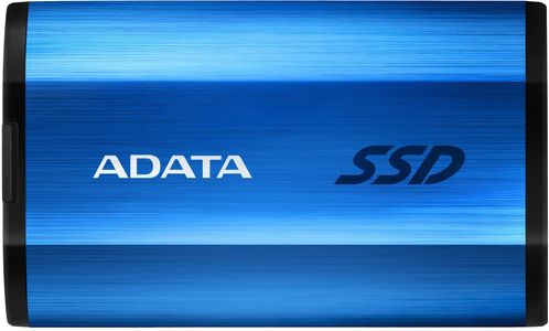 Externí disk ADATA SE800 1TB, modrá (ASE800-1TU32G2-CBL) armádní ochrana přenosové rychlosti AES snímače nárazů