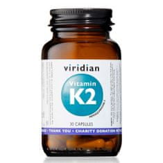 VIRIDIAN nutrition Vitamin K2 30 kapslí 