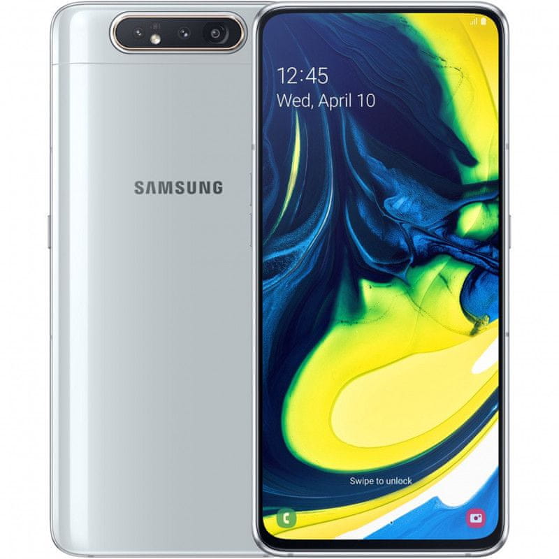 Samsung Galaxy A80, 8GB/128GB, White - použité