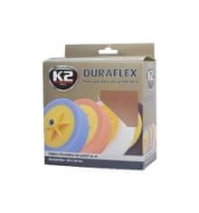 K2 K2 Duraflex lešíci houba s uchytním talířem 150 x 50 mm ORANŽOVÁ