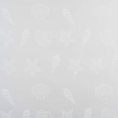 Greatstore Sprchová roleta 120 x 240 cm se vzorem mořské hvězdice