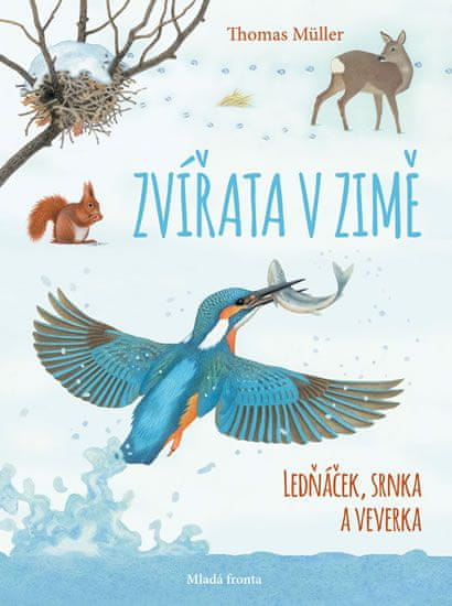 Thomas Müller: Zvířata v zimě - Ledňáček, srnka a veverka