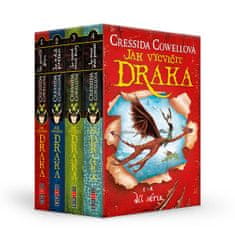 Cressida Cowellová: Jak vycvičit draka 1-4 díl (4 knihy)