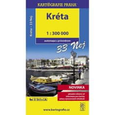 Kréta - 33 nej…/ 1:300T, automapa s průvodcem