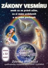 Zdenka Blechová: Zákony vesmíru - Kvarteto pro malé i velké, kniha a 32 karet