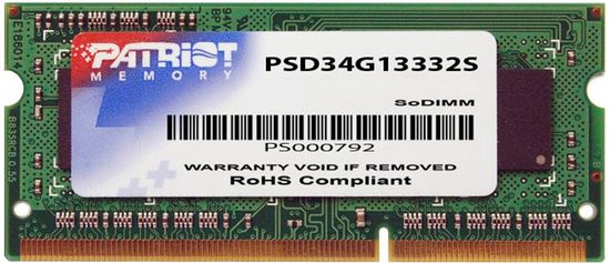 Patriot Signature Line 4GB DDR3 1333 CL9 SO-DIMM