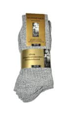 Gemini Pánské ponožky WiK Norweger Wolle art.20110 A'3 melanžově šedá 35-38